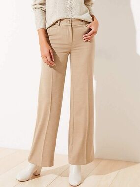 NWT LOFT High Waist Wide Leg Trouser Pants Size 0